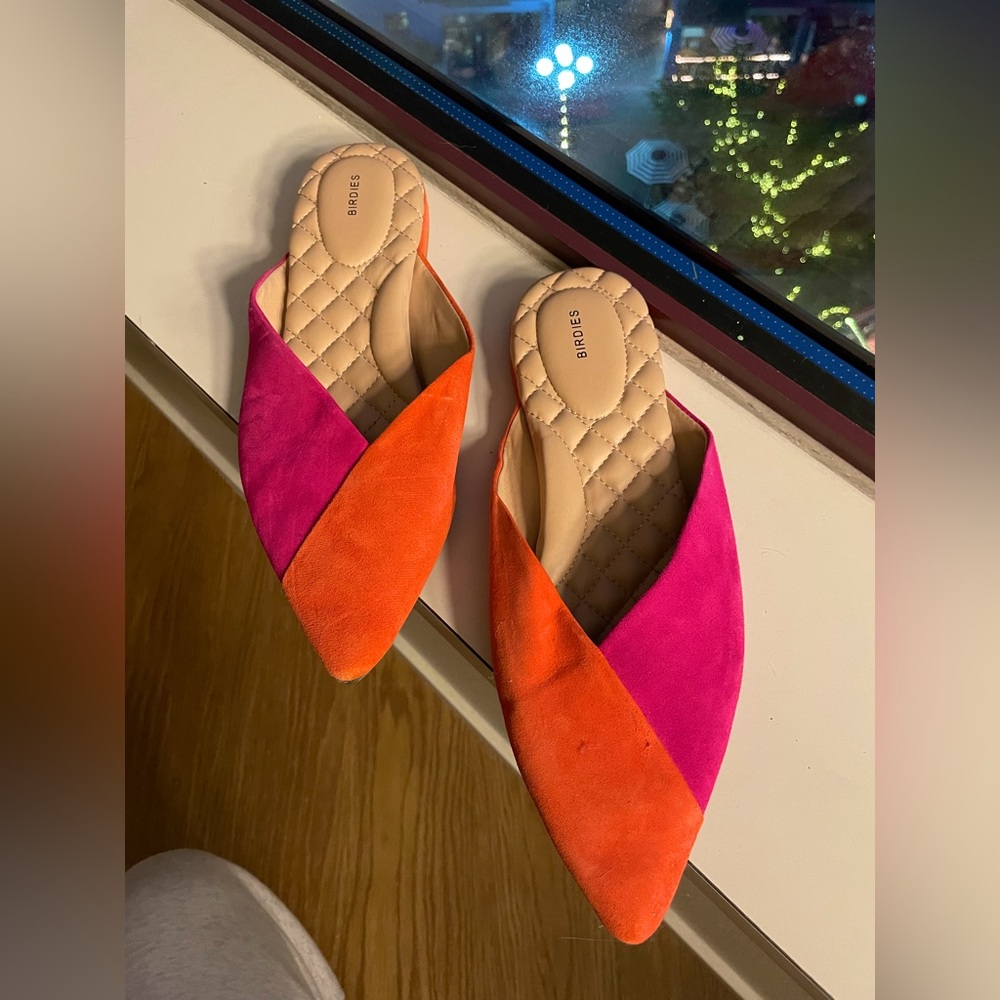 BIRDIES SWAN SLIDES hardly worn!